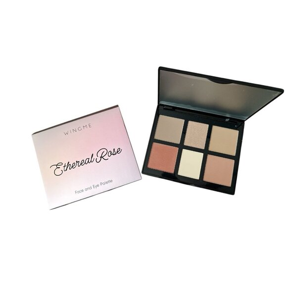 WINGME Ethereal Rose Face and Eyeshadow Palette Light-Medium NIB - Picture 1 of 5